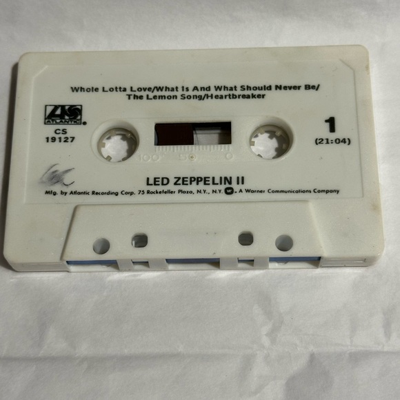 Led Zeppelin II, Cassette Tape (Atlantic, CS 19127) - Picture 3 of 4